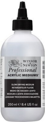 Winsor & Newton - Slow Drying Akryl Medium 250 ML