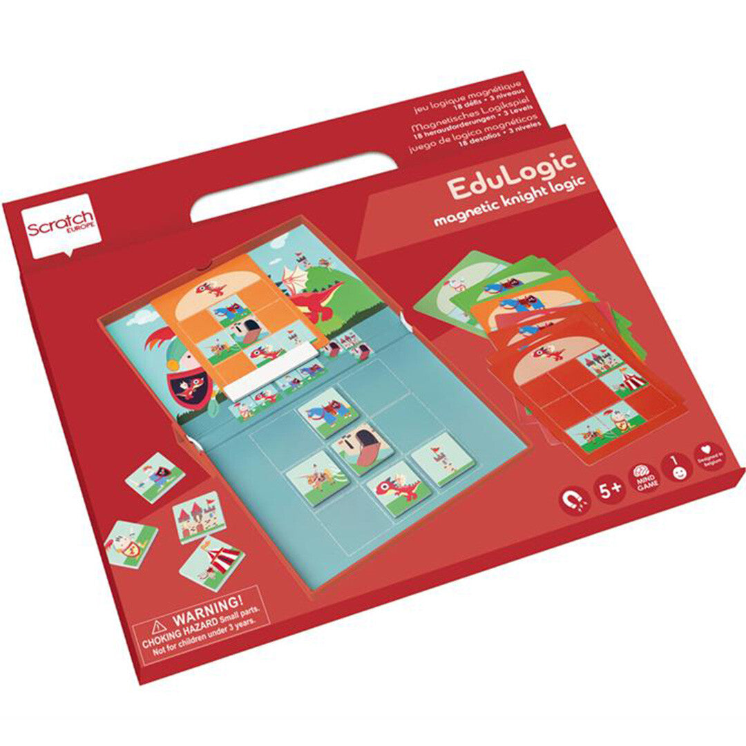 Scratch europe magnetisch denkspel - ridders en draken