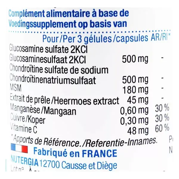Nutergia Ergycartil Flex 90 cápsulas