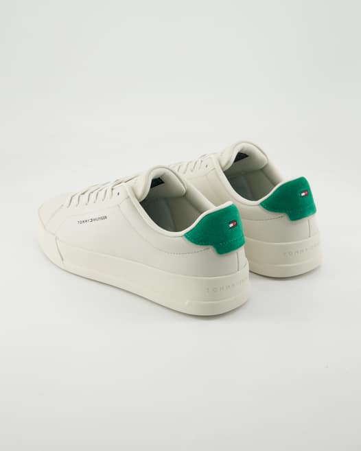 Tommy Hilfiger TH COURT LTH DETAIL ESS Sneaker in Weiß