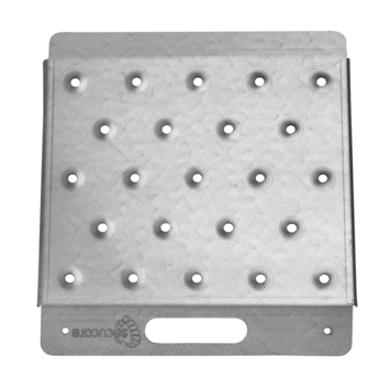Secucare drempelhulp plus mini 1 B=25 cm H=3-7 cm staal verzinkt