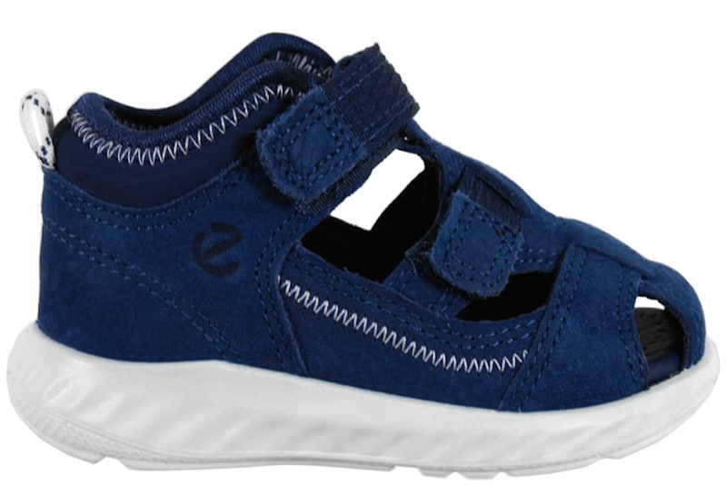 ECCO SP1 LITE INFANT SANDAL I MØRKEBLÅT OLIERET SKIND