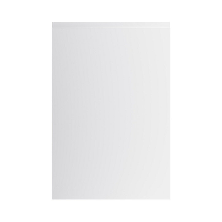 Porte de meuble de cuisine Garcinia gris clair brillant l. 60 cm x H. 90 cm GoodHome