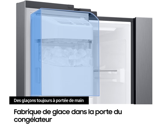 SAMSUNG - Réfrigérateur side by side RS70F64KEF