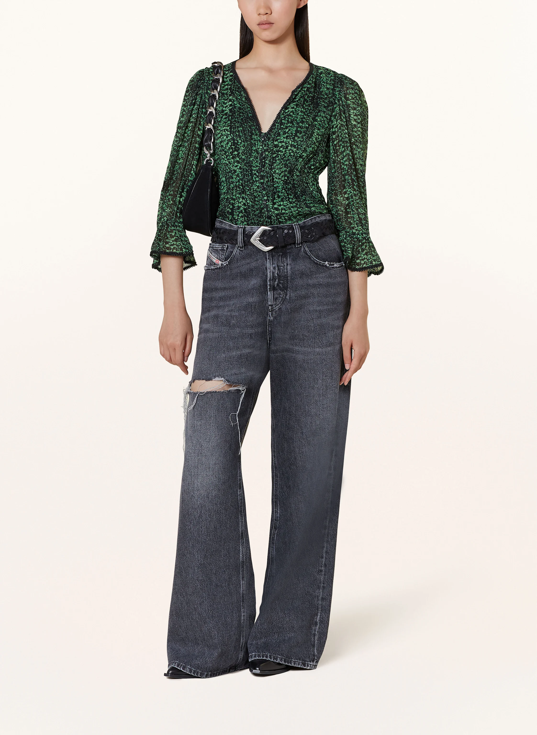 ba&sh Bluse CHILI mit Spitze