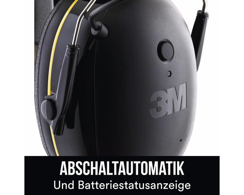 3M™ Worktunes 90543E zwarte gehoorbescherming met Bluetooth