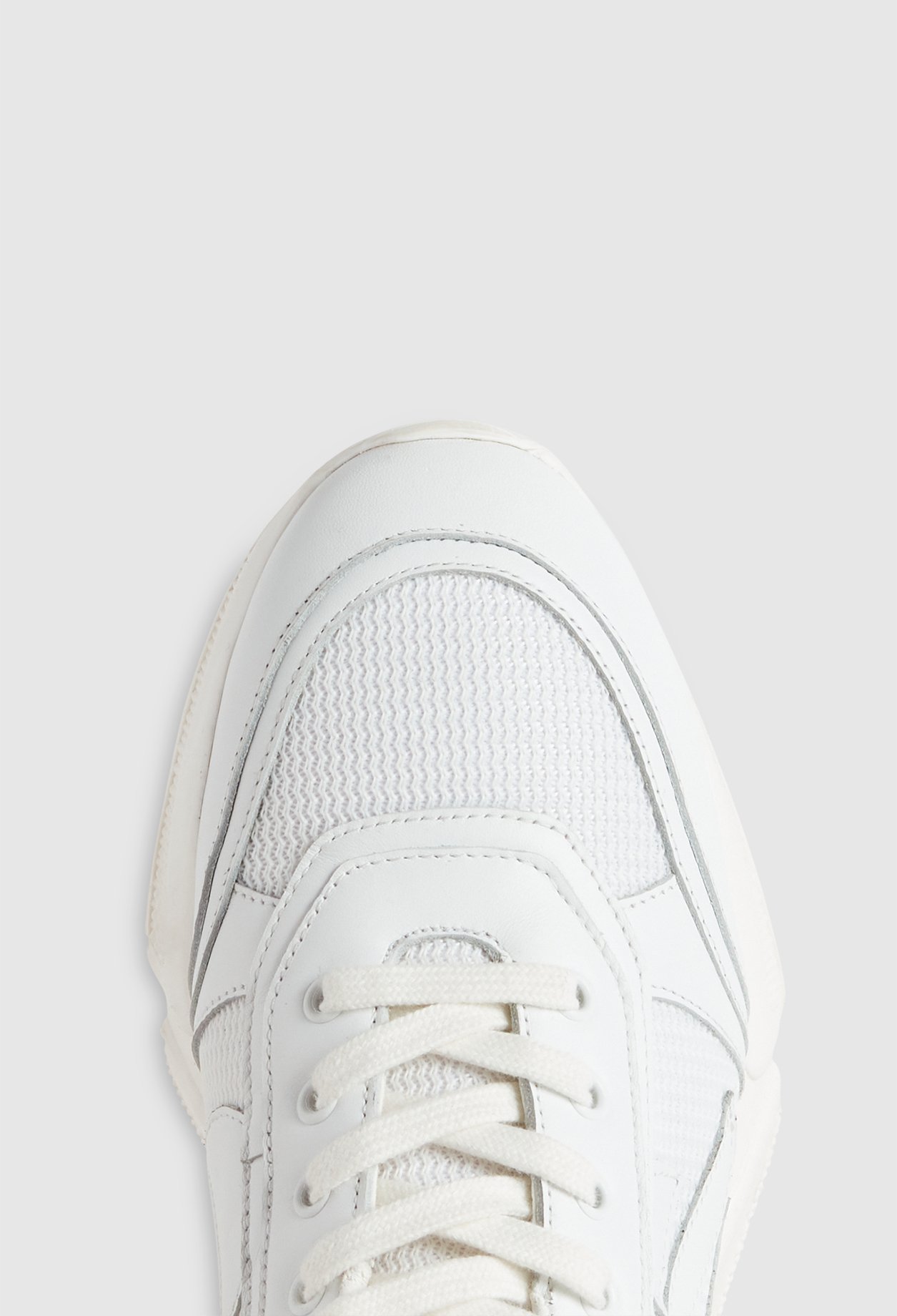 Sneakers blanches graphiques