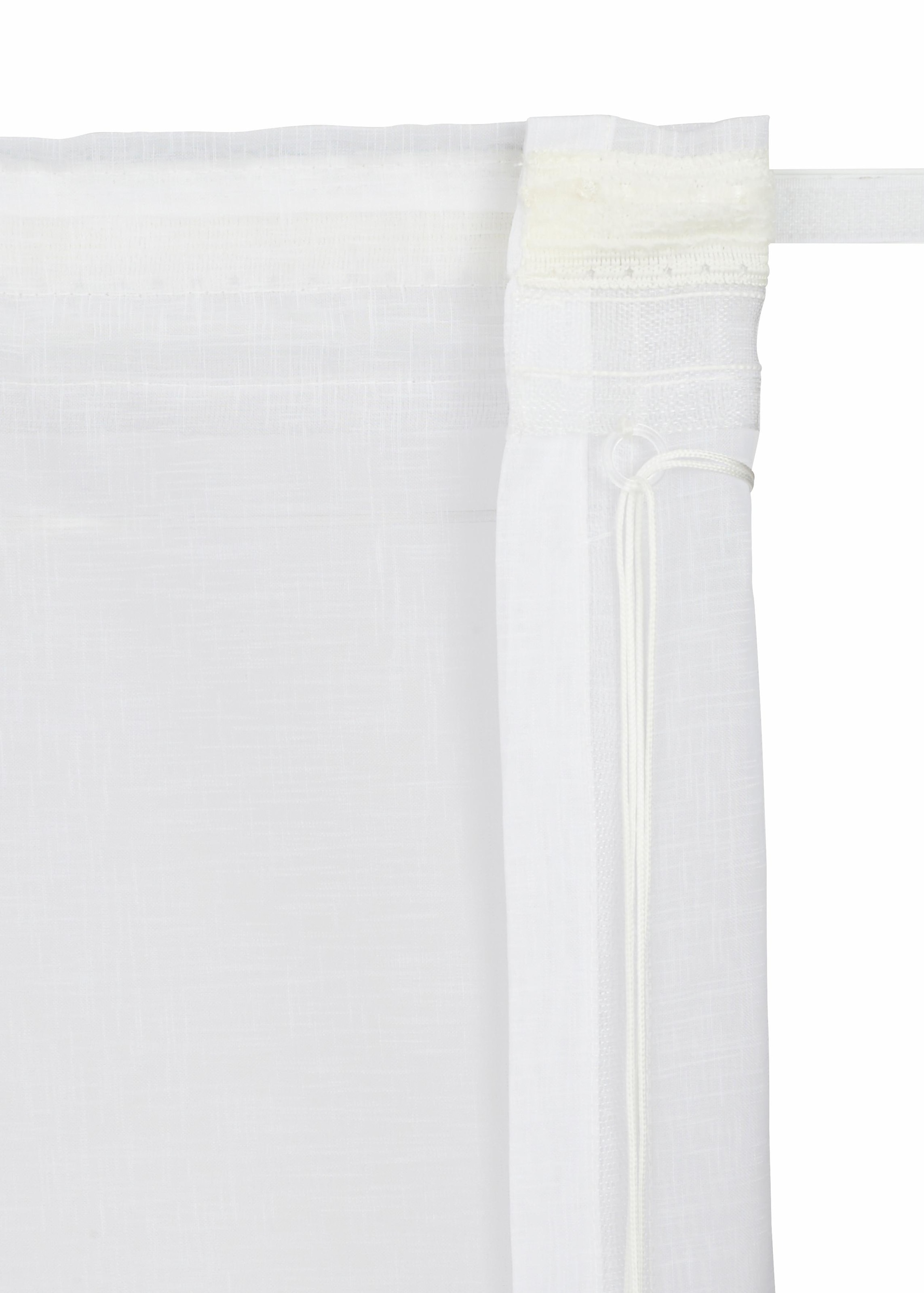 my home Raffrollo »Regina« mit Klettband Transparent, Voile, Polyester