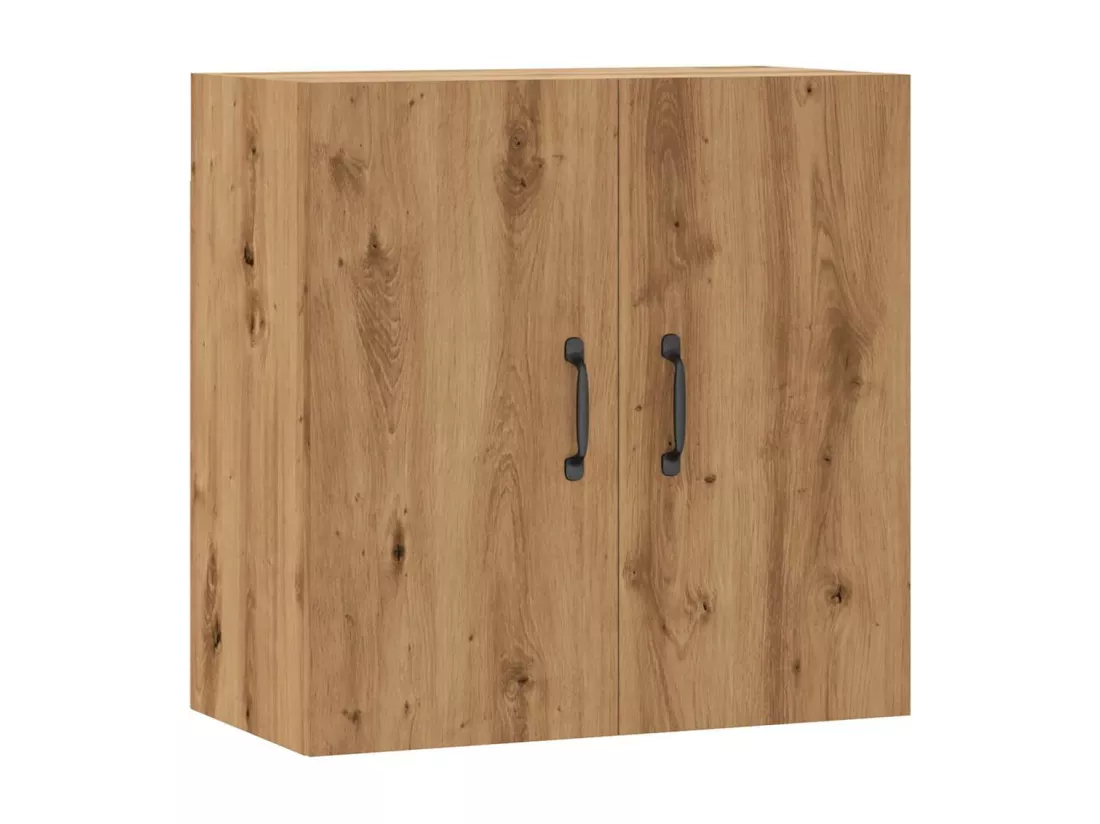 Armoire murale chêne artisanal 60x31x60 cm bois d'ingénierie