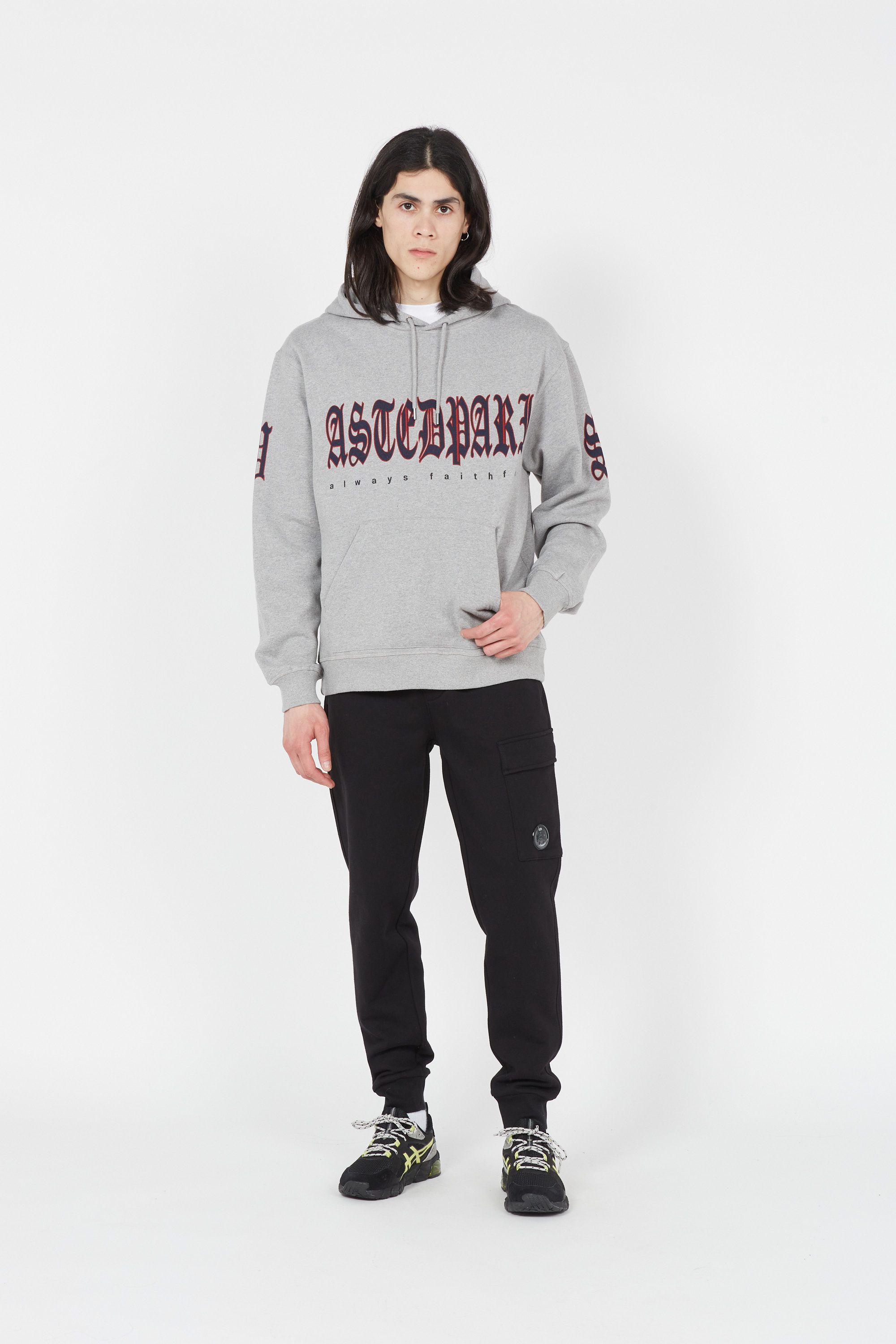 WASTED Hoodie  SHIELD Gris