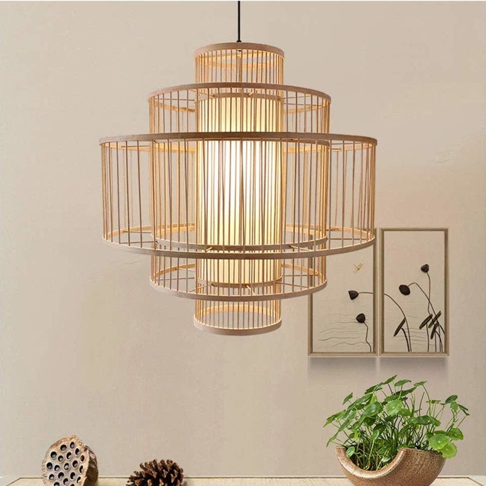 Fine Asianliving Bamboe Hanglamp Handgemaakt Naturel