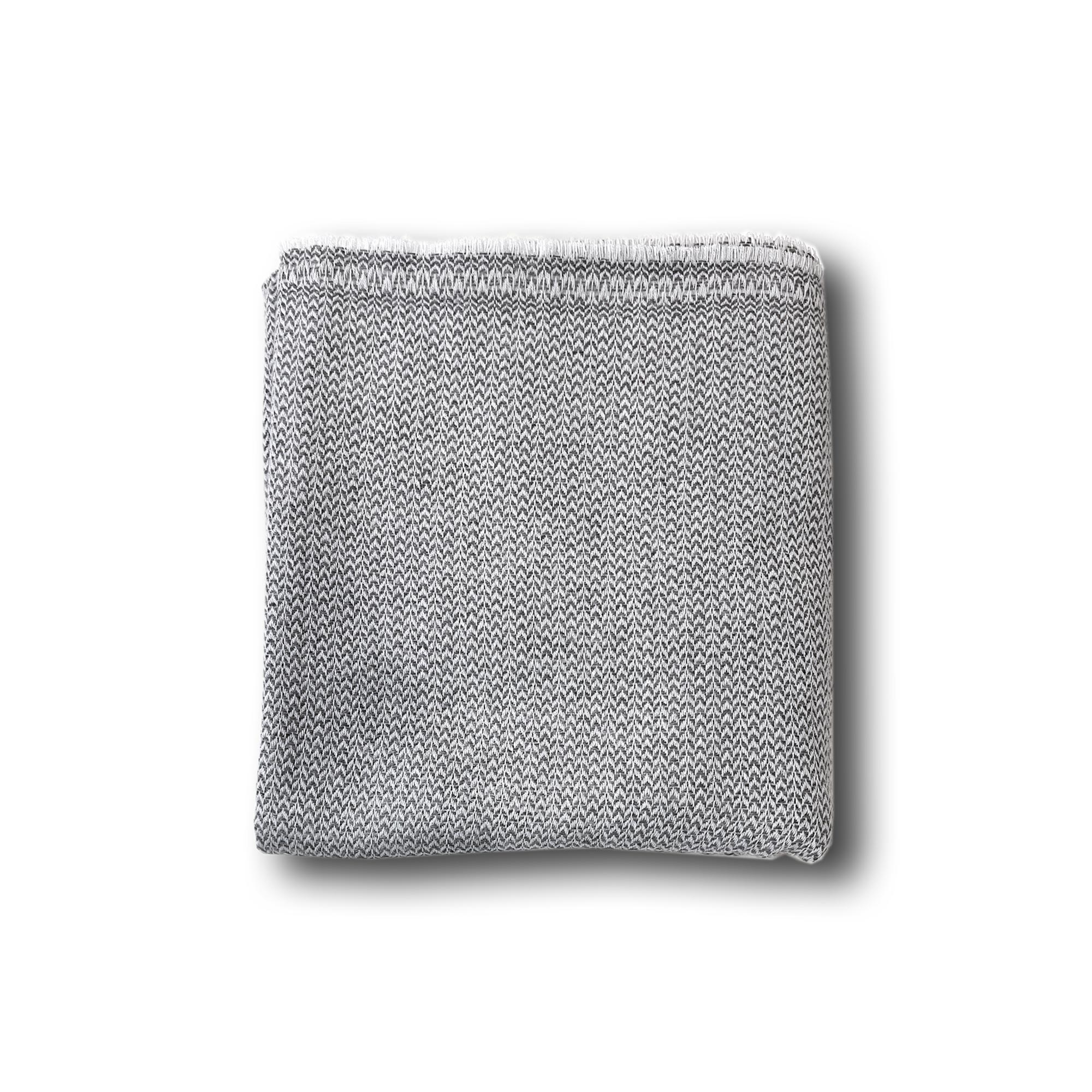 Wollstola 'Grey', grau-weiß, B 70 cm, L 200 cm günstig bestellen