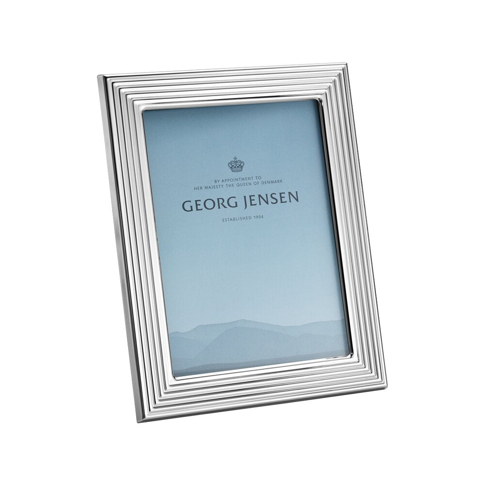 Georg Jensen  Bernadotte billedramme, rustfri stål - 13x18 cm.