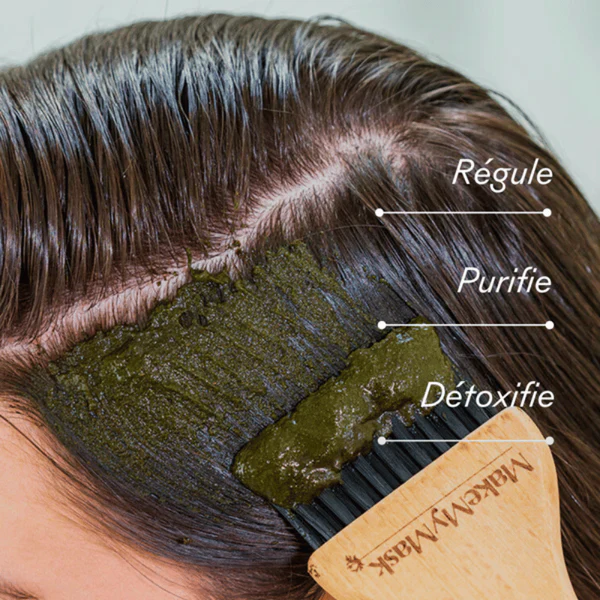 Make My Mask Masque Détox - Cheveux Gras - Pack de 4 Pack de 4