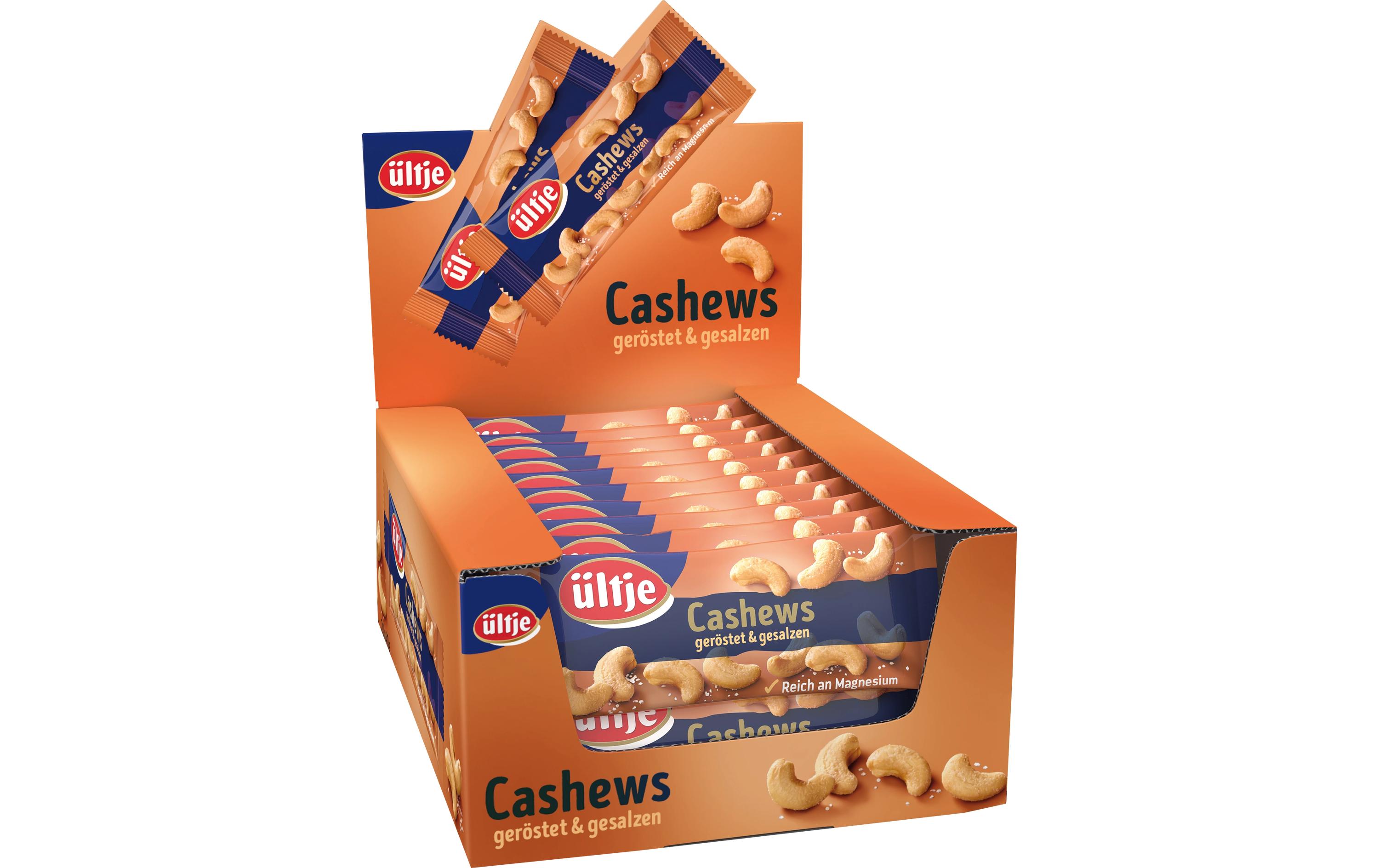 Cashews 20 x 40 gCashewnüsse geröstet und gesalzen