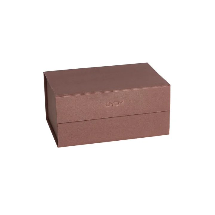 OYOY - Hako Aufbewahrungsbox, 24 x 17 cm, dark caramel