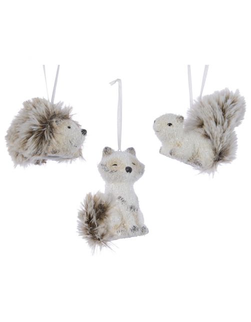Decoris Hangdier - Decoratie - 7x5x5.0 cm Assorti