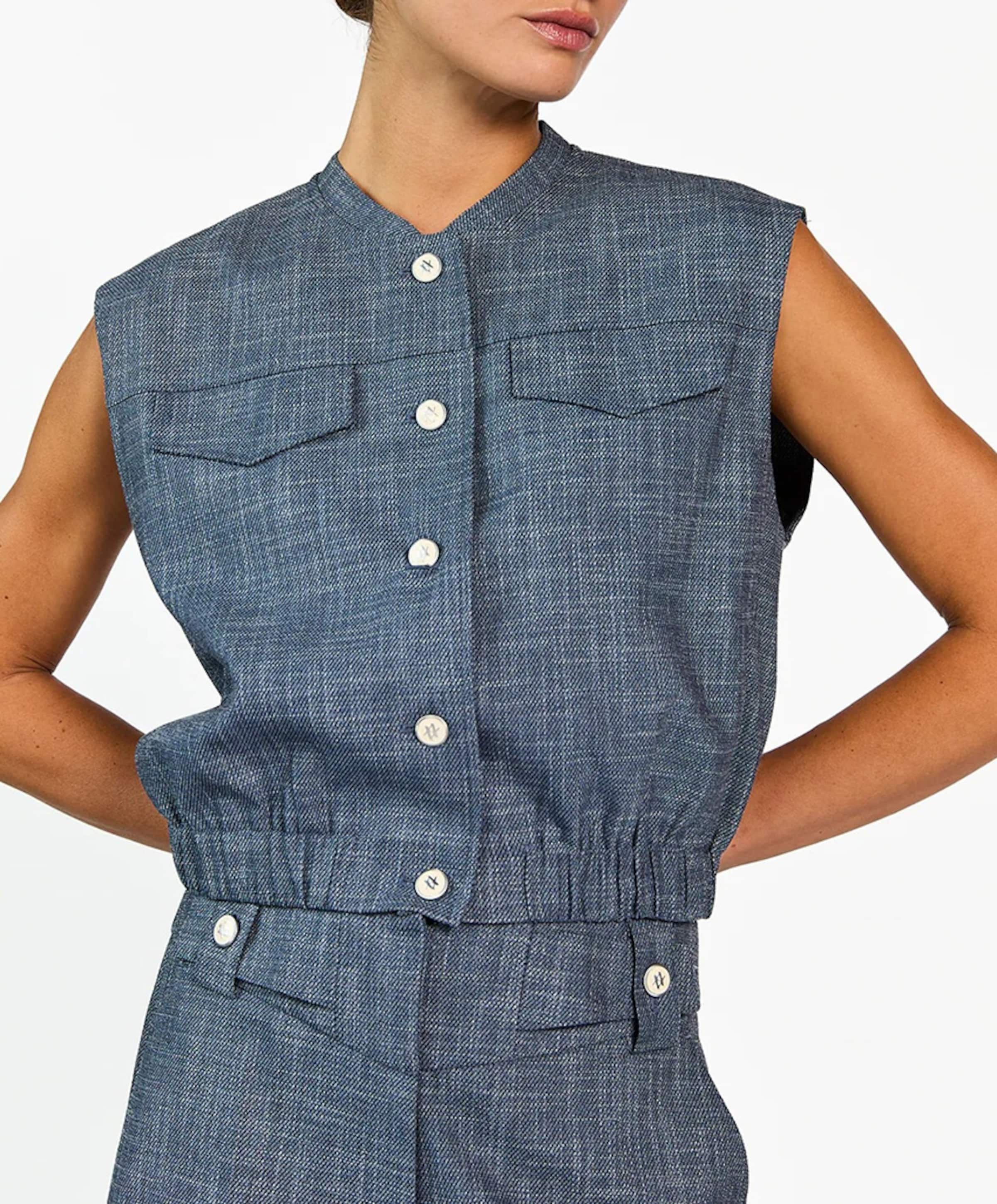 Aaiko Dames gilet blauw