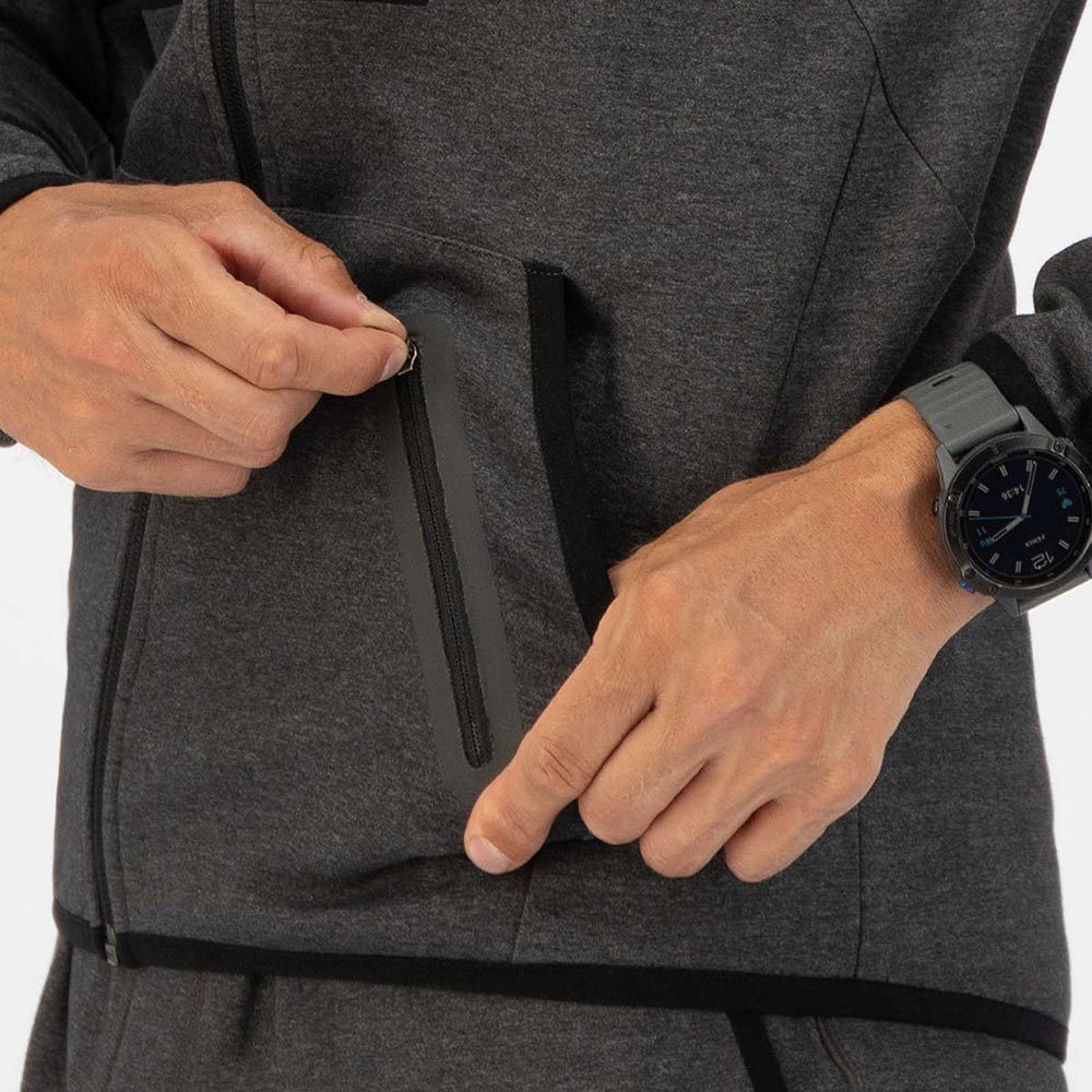 FUTURUM Tech Hoodie SPEED ON WHEELS "E" Dark Grey