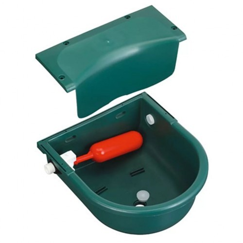 Garrafa de água flutuante para animais de estimação, verde