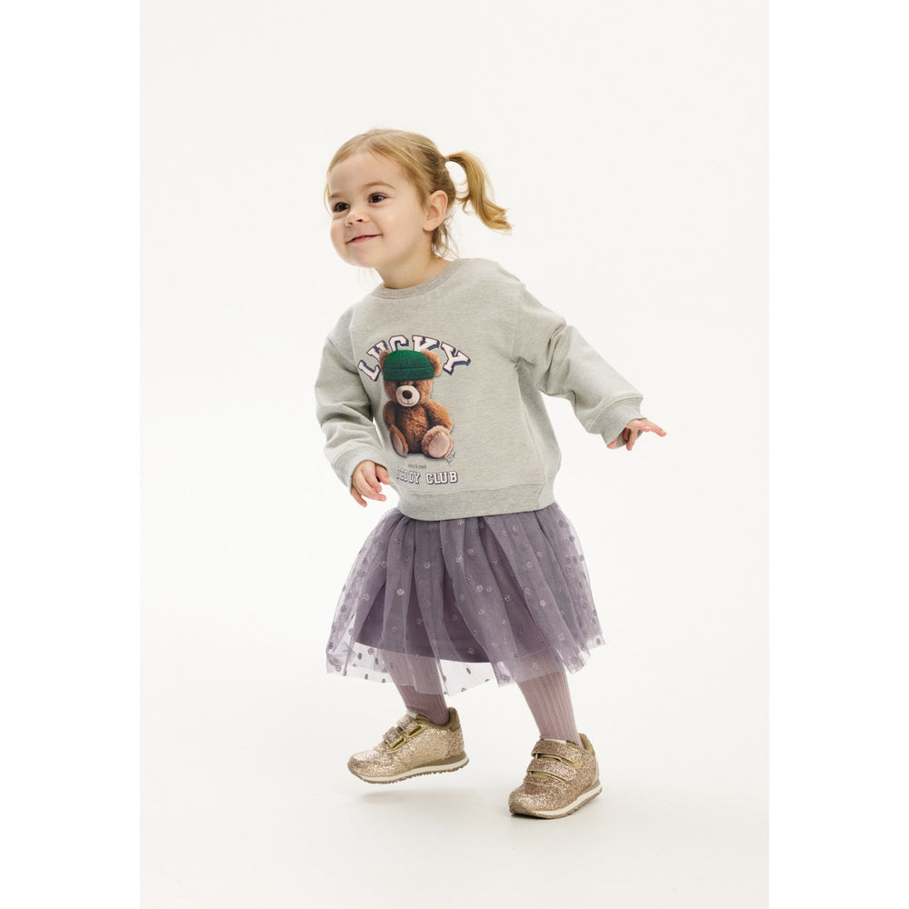 Køb THE NEW Siblings Light Grey Melange Pippin Oversize Sweatshirt