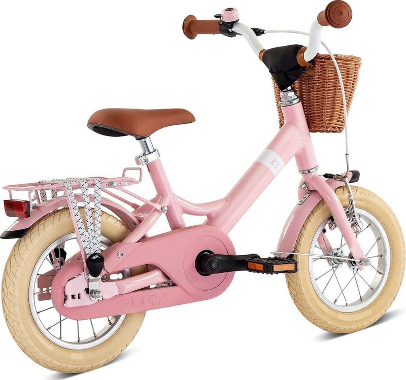 Puky Kinderfiets Youke 12 in Retro Roze