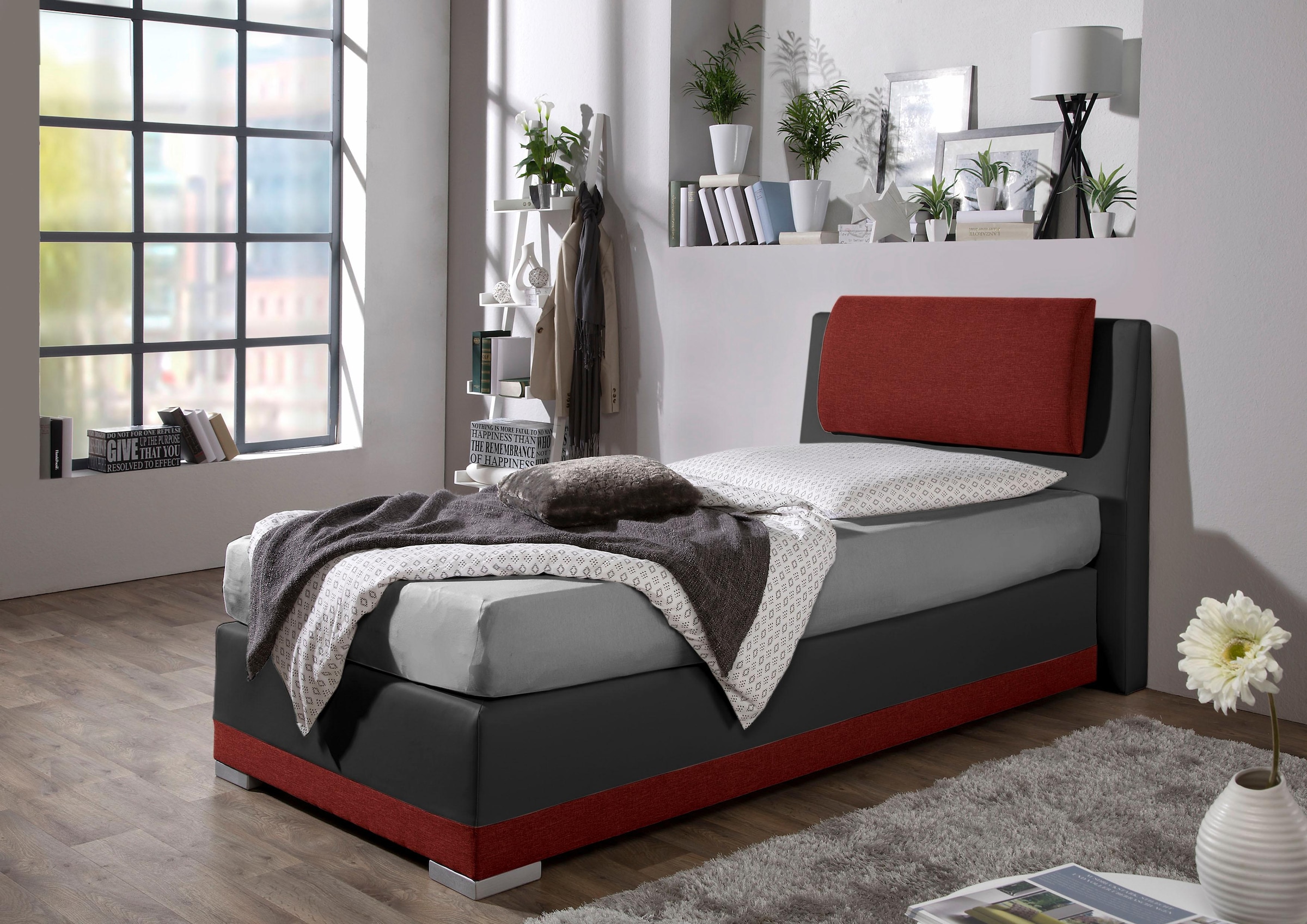 Maintal Boxspringbett verstellbare Kopfstütze