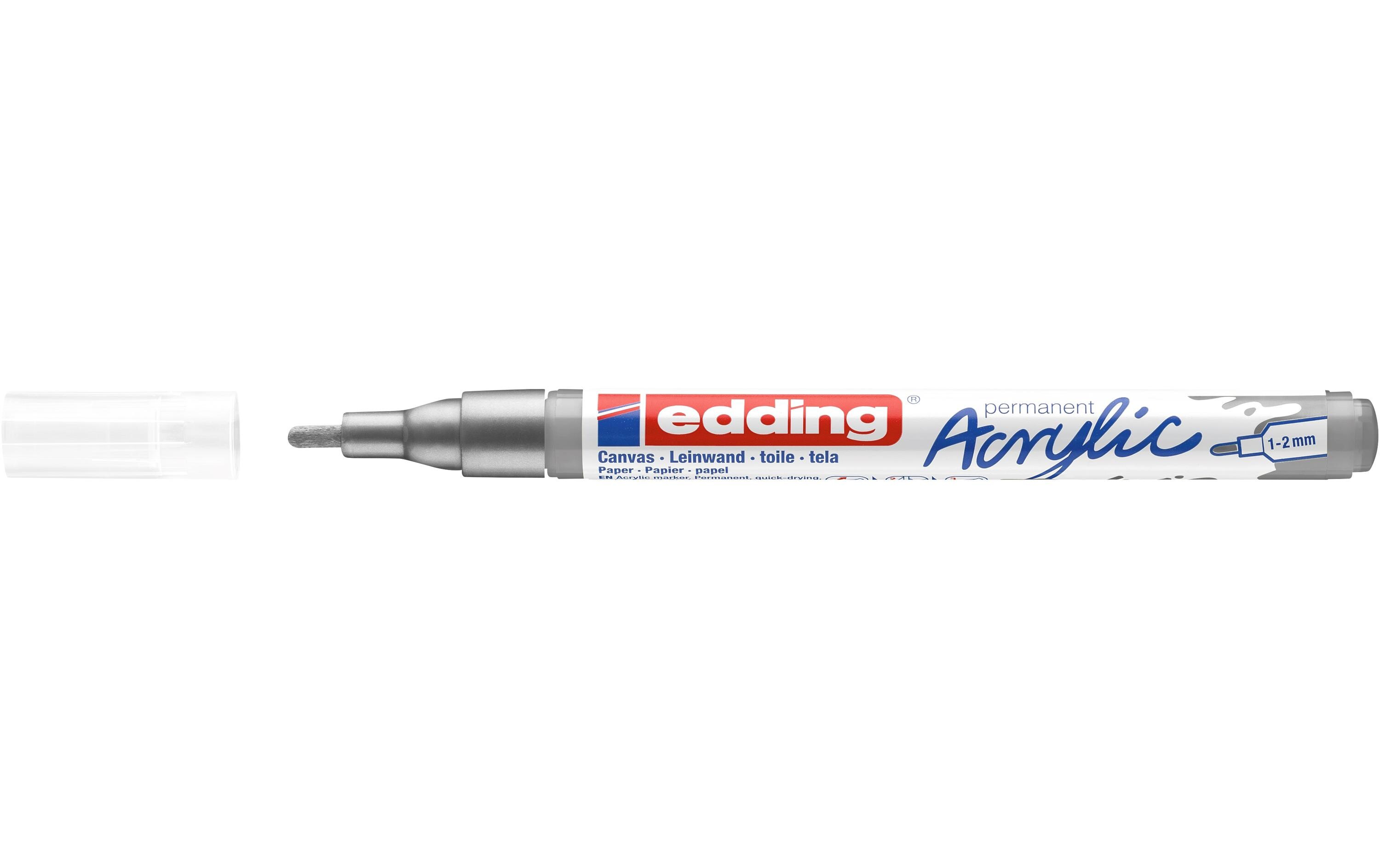 Acrylmarker 5300 Fein, SilberSchnelltrocknende Acrylstifte