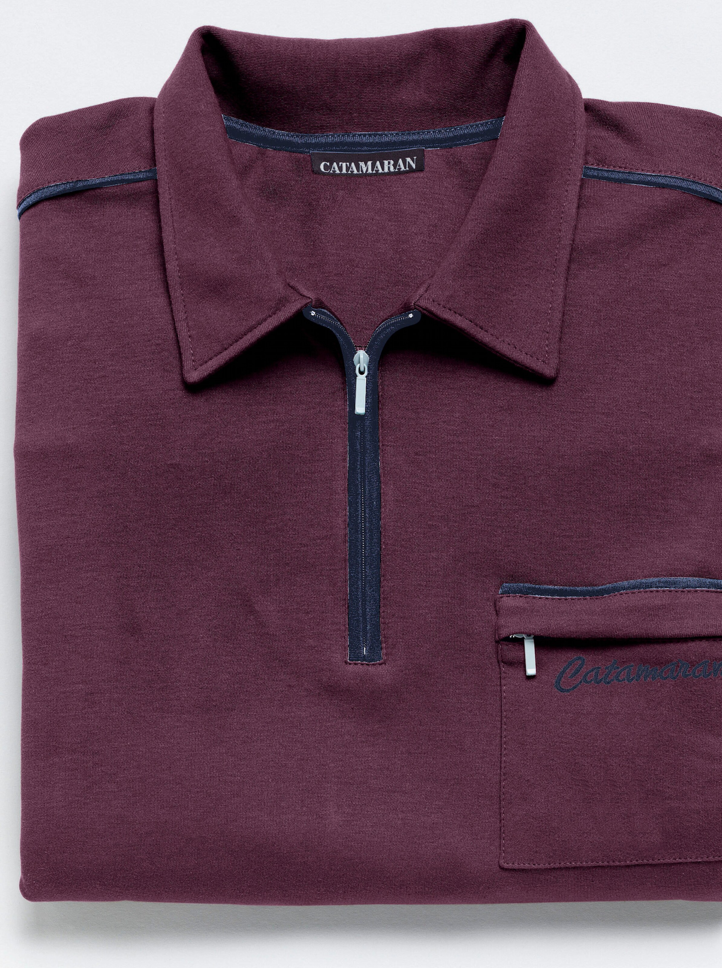 Langarm-Poloshirt