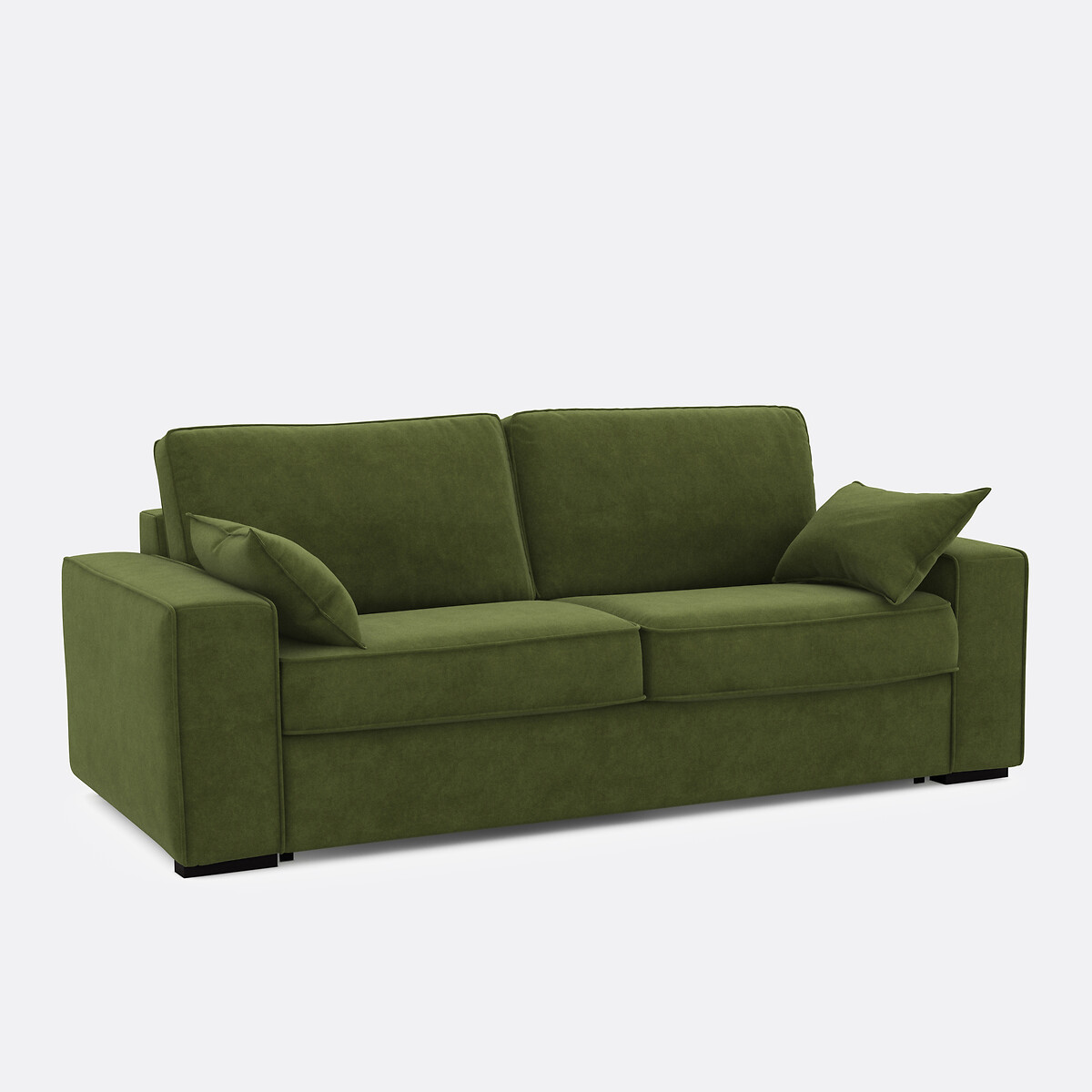 LA REDOUTE INTERIEURS<br>Sofá-cama de veludo, Bultex Cécilia