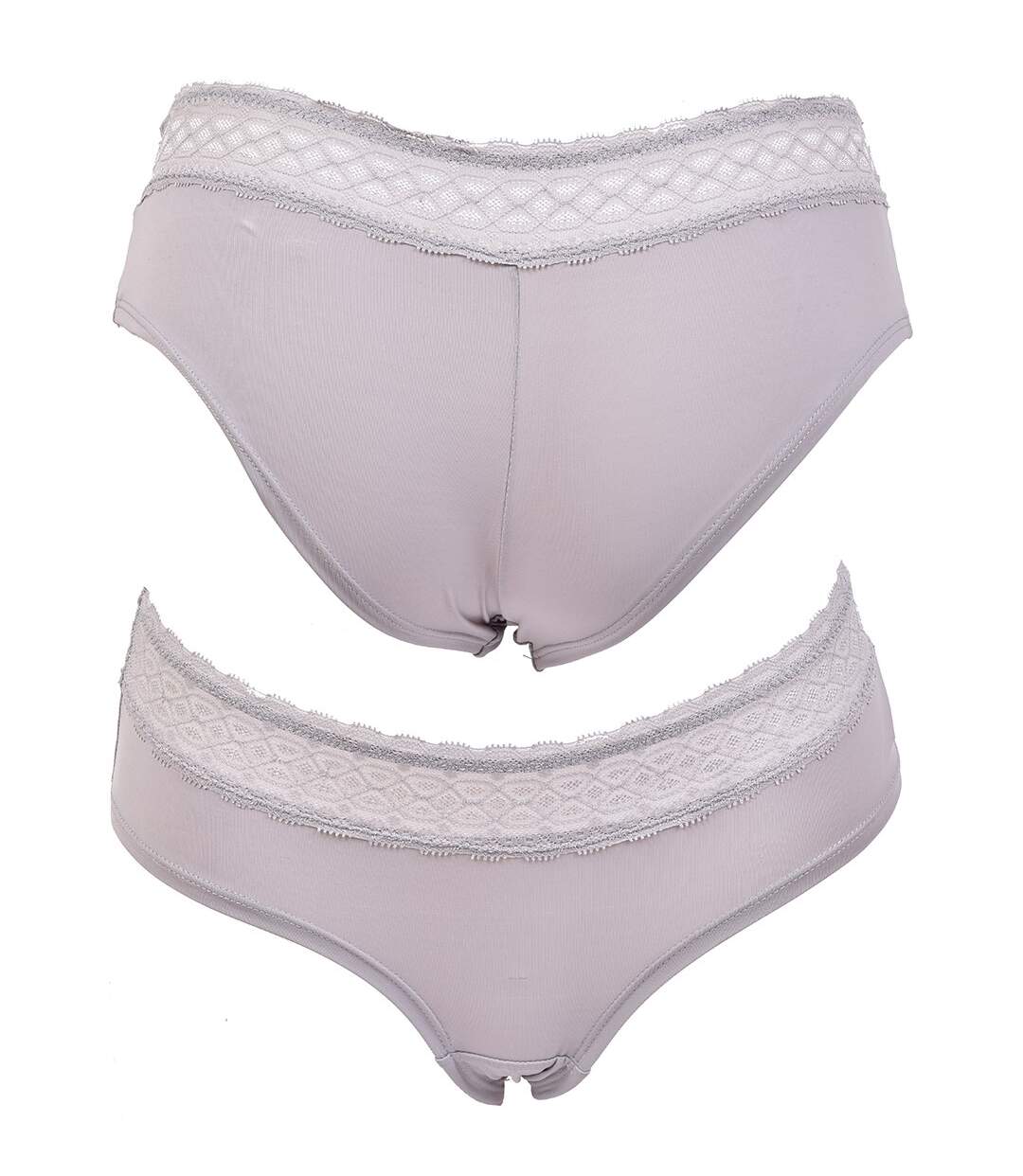 Culottes Femme INFINITIF avec Dentelle Pack de 6 Shorty Microfibre Dentelle 1193