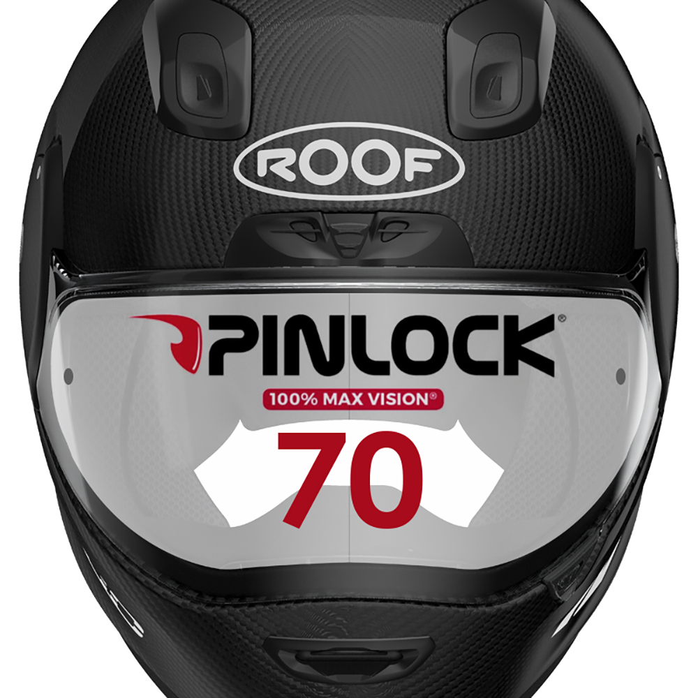 Roof - Lentille Pinlock® Maxvision 70 RO200/RO200 Carbon Incolore