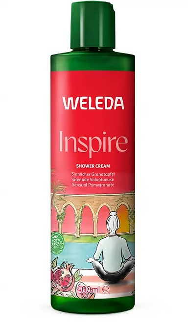 Weleda Shower Cream Creme Inspire Granatapfel Fl 400 ml