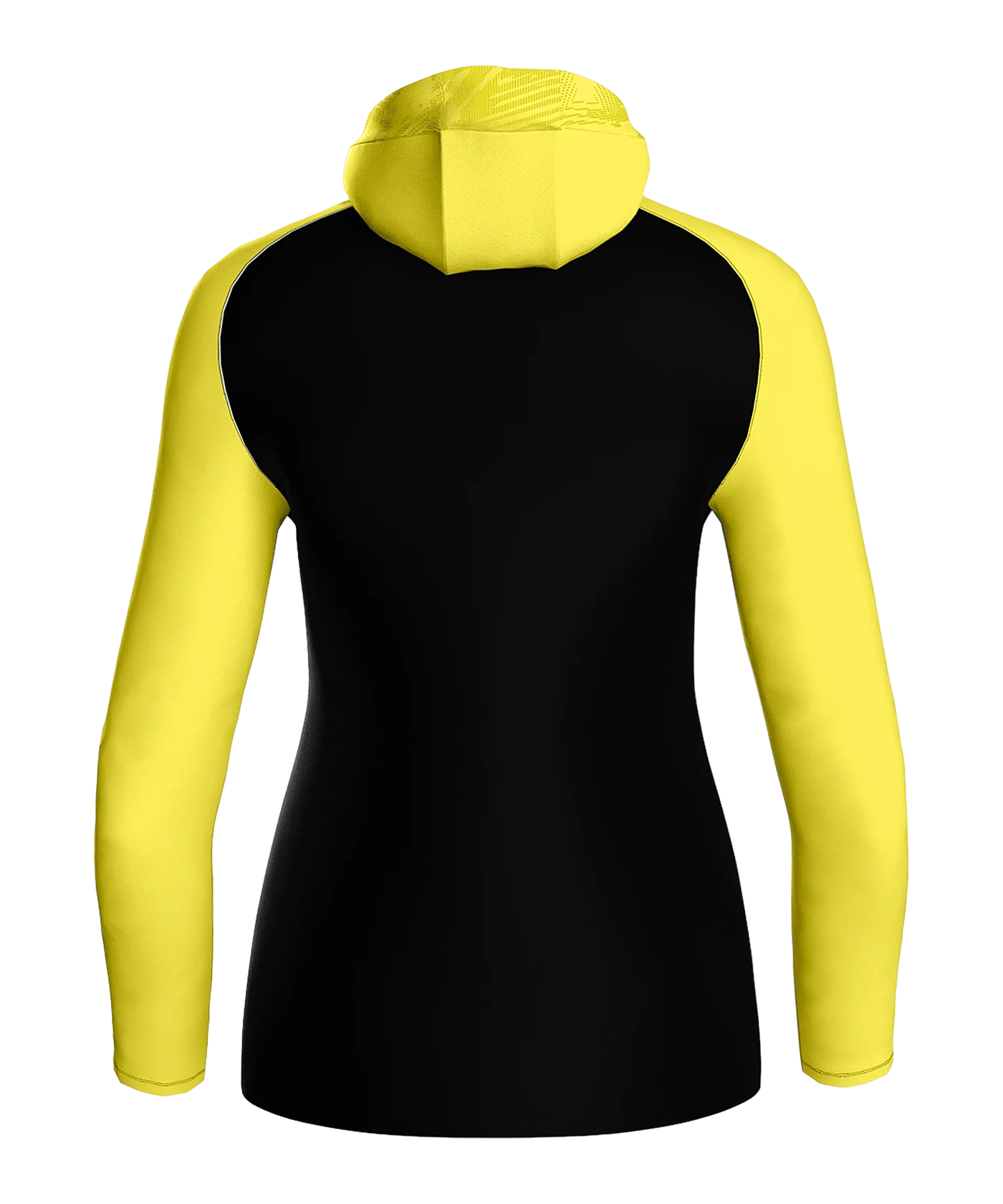 JAKO Iconic Kapuzenjacke Damen Schwarz Gelb F808