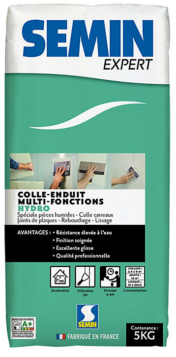 Colle-enduit multi-fonction expert hydro Semin 5kg