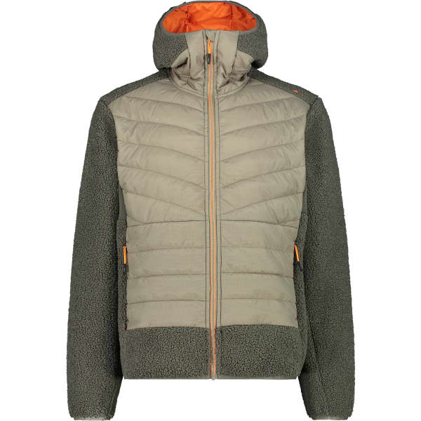 Doudoune ski CMP MAN JACKET HYBRID FIX HOOD SAGE