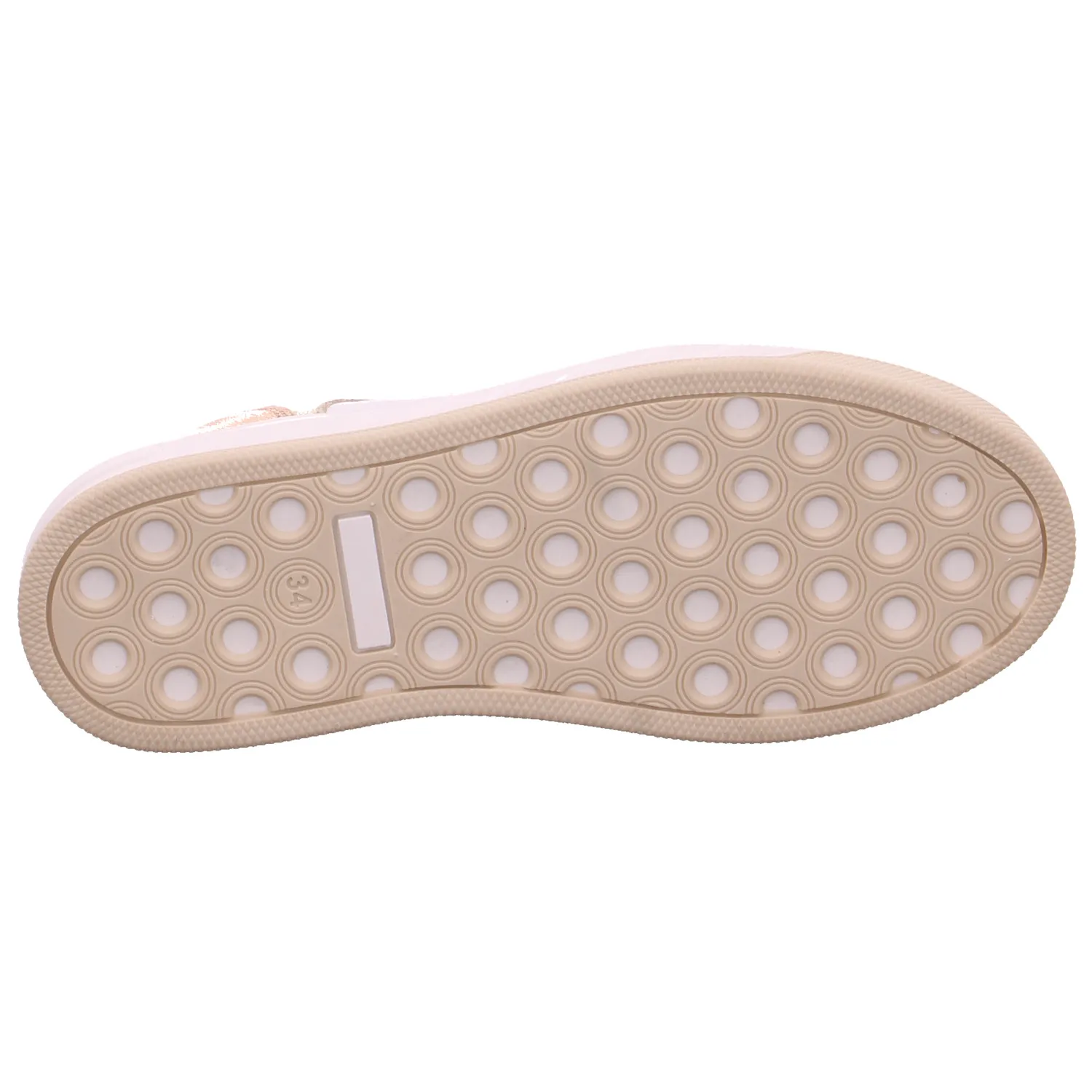 GATTINO Mädchen-Halbschuh Binder Weiss Leder  Sneaker
