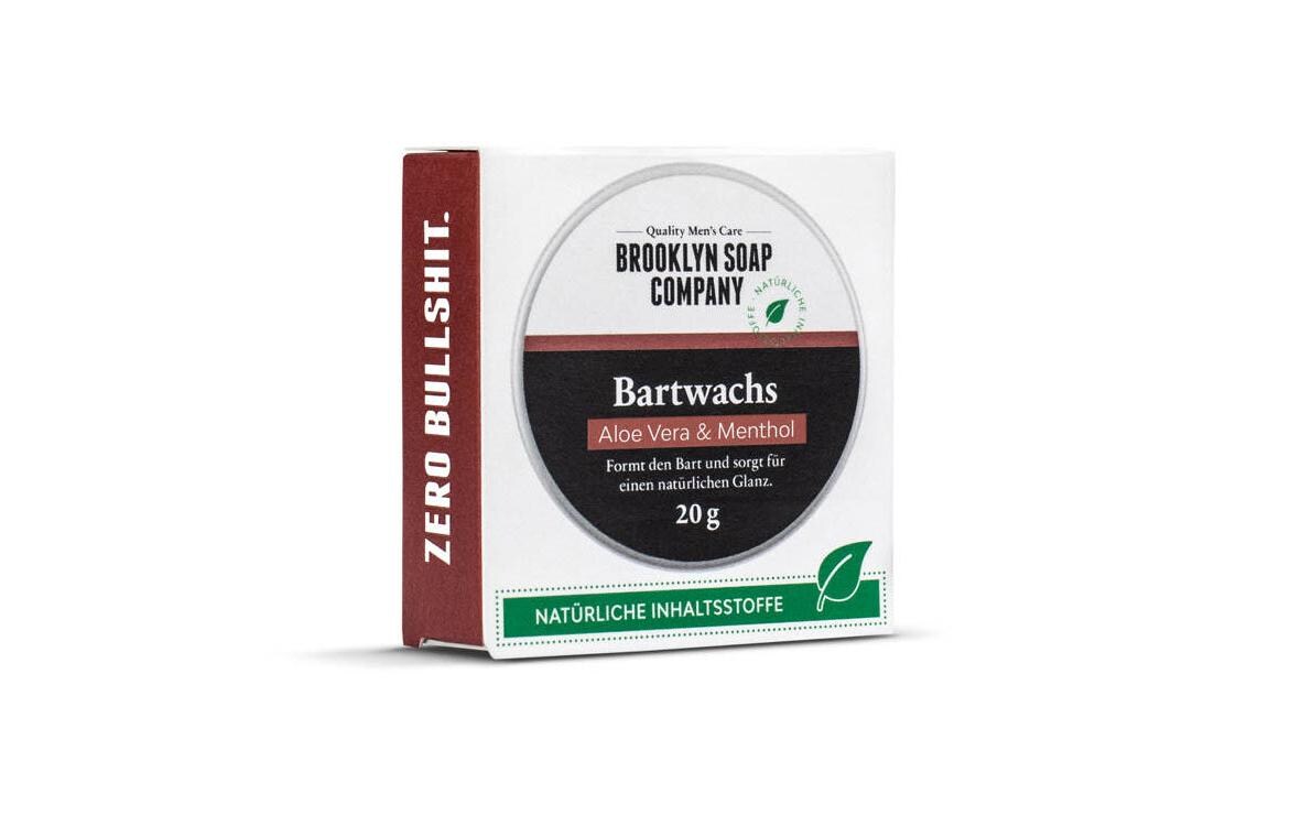 Bartwachs Bartwachs Aloe Vera & Menthol 20 gNatürliches Bartwachs verleiht einen angenehmen Glanz