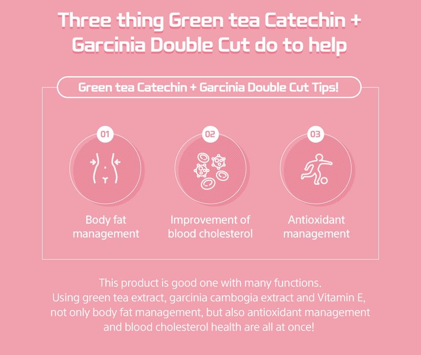 CALOBYE - Groene thee catechine + garcinia dubbel gesneden