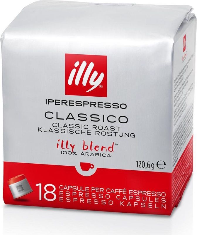 Illy - Iperespresso Classico - Koffiecapsules - 6 x 18 Stuks