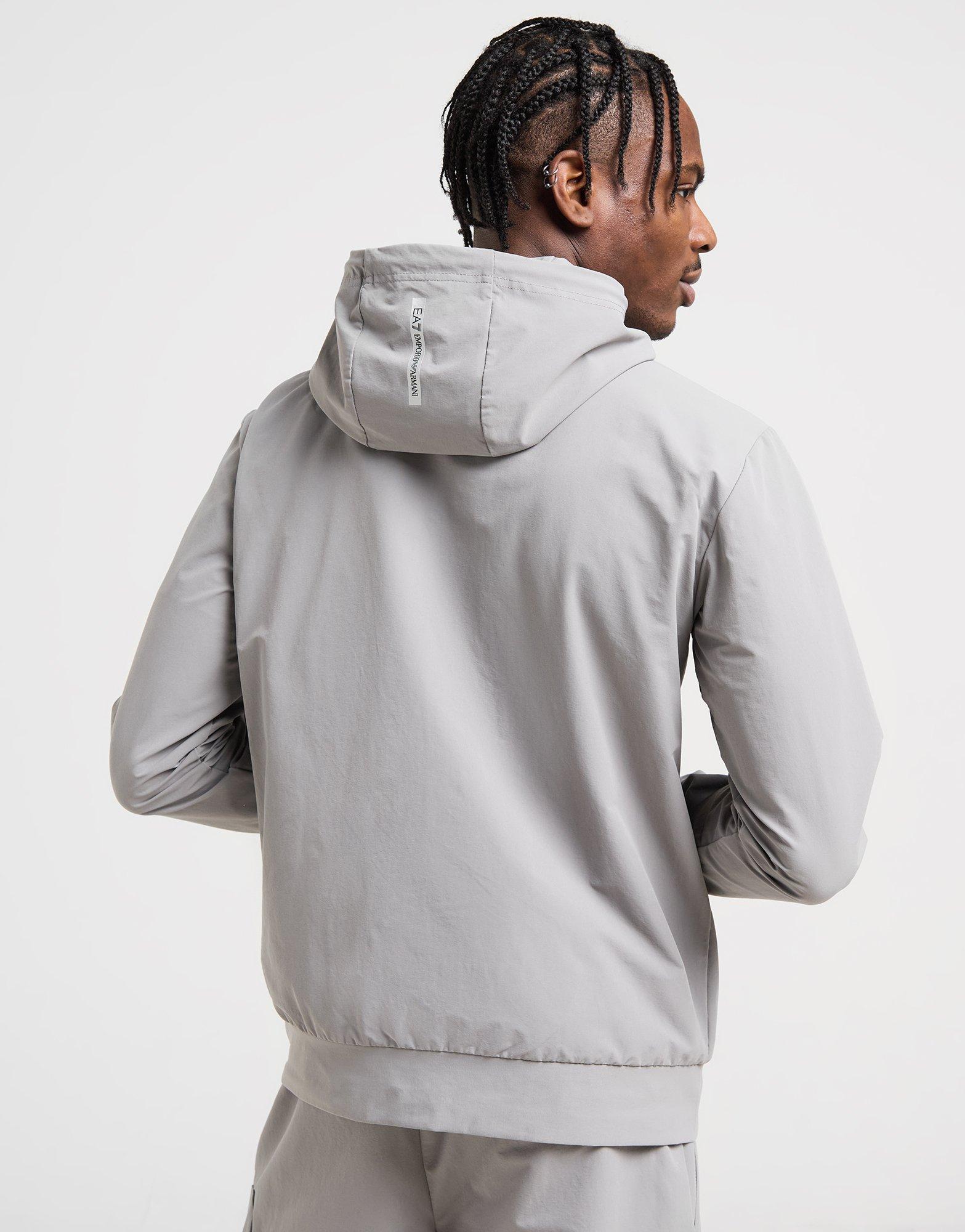 EA7 Emporio Armani Sweat à Capuche Tech Zippé Homme