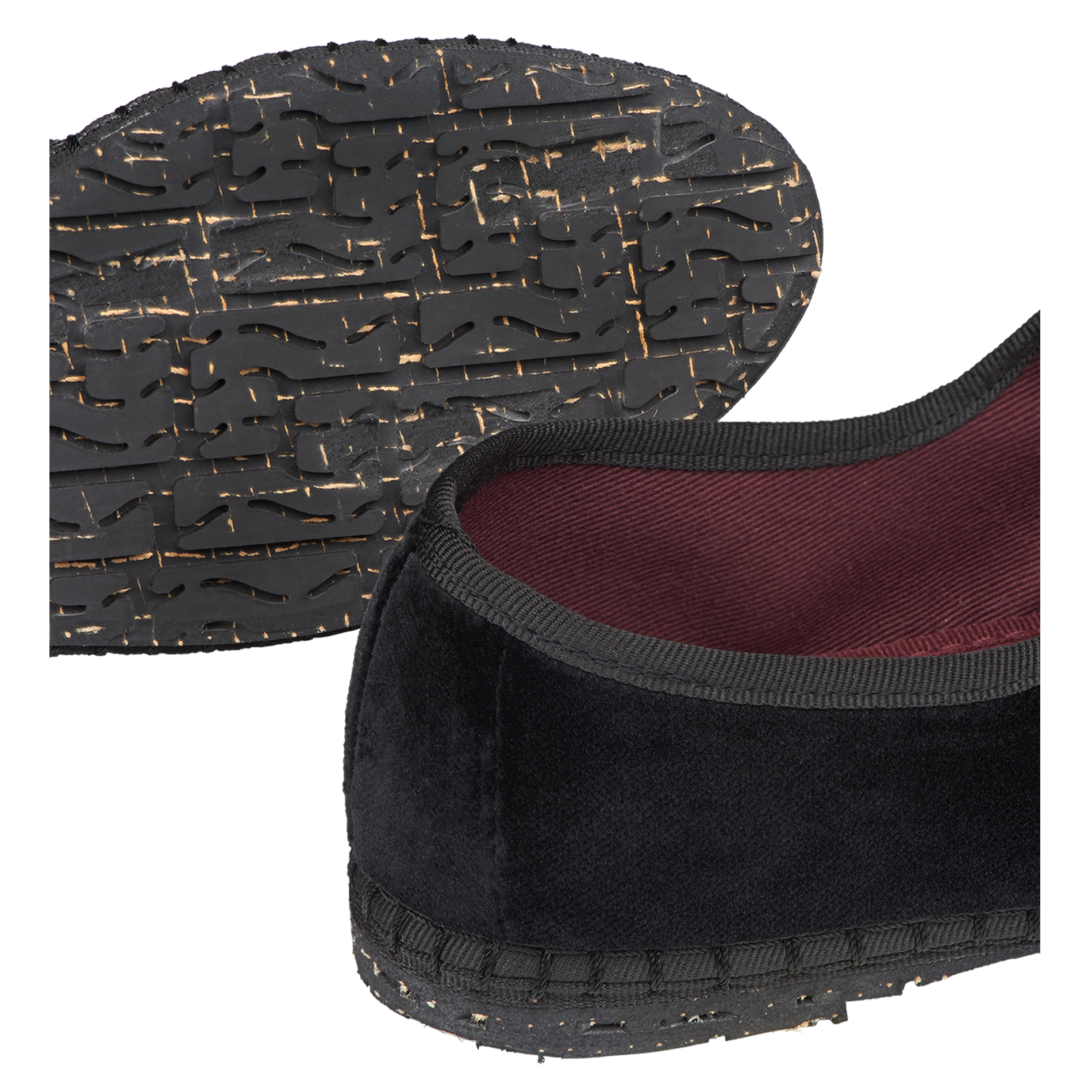 ANTONIA - Espadrilles en velours | Noir