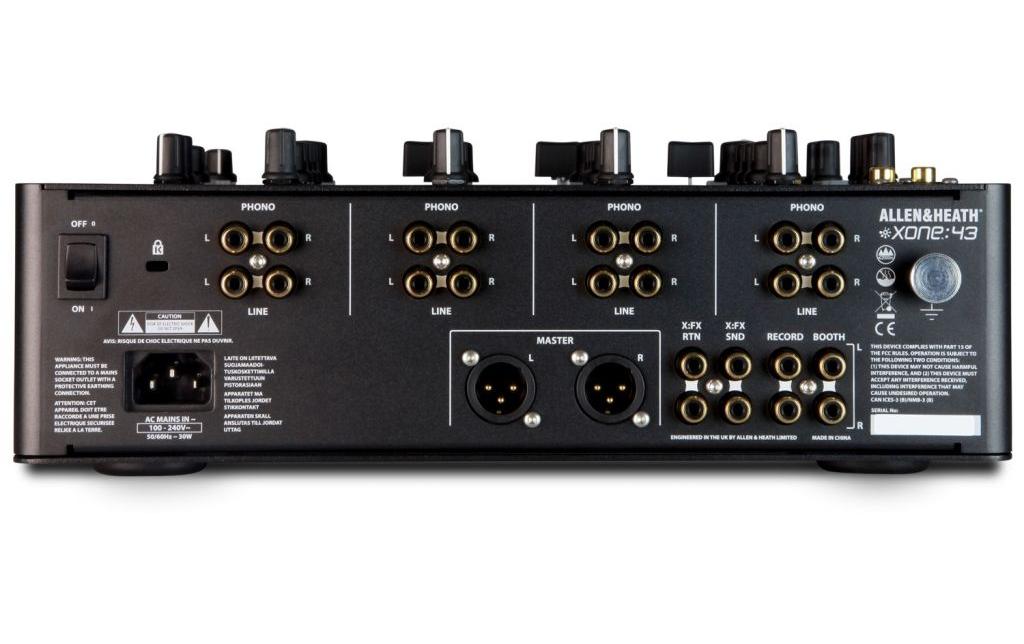 DJ-Mixer XONE:43<br>4-Kanal Analog-DJ-Mixer