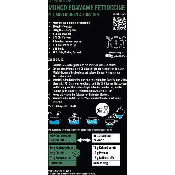 Bio Mungo Edamame Fettuccine