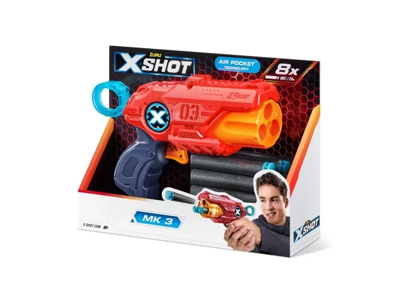 X-Shot Excel MK 3 Foam Dart Blaster (8 dartpile)