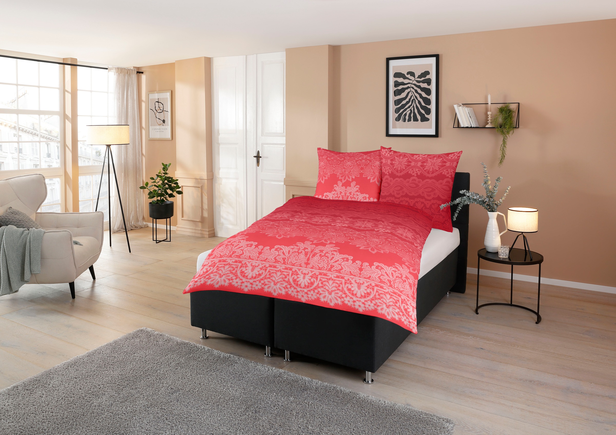 CASATEX Bettwäsche »Demir« 2 Stk. tlg. schlichte, elegante, Bettwäsche
