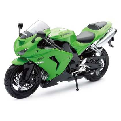 Miniature Newray Moto Kawasaki ZX-10R - Echelle 1/12° - Vert / Vert