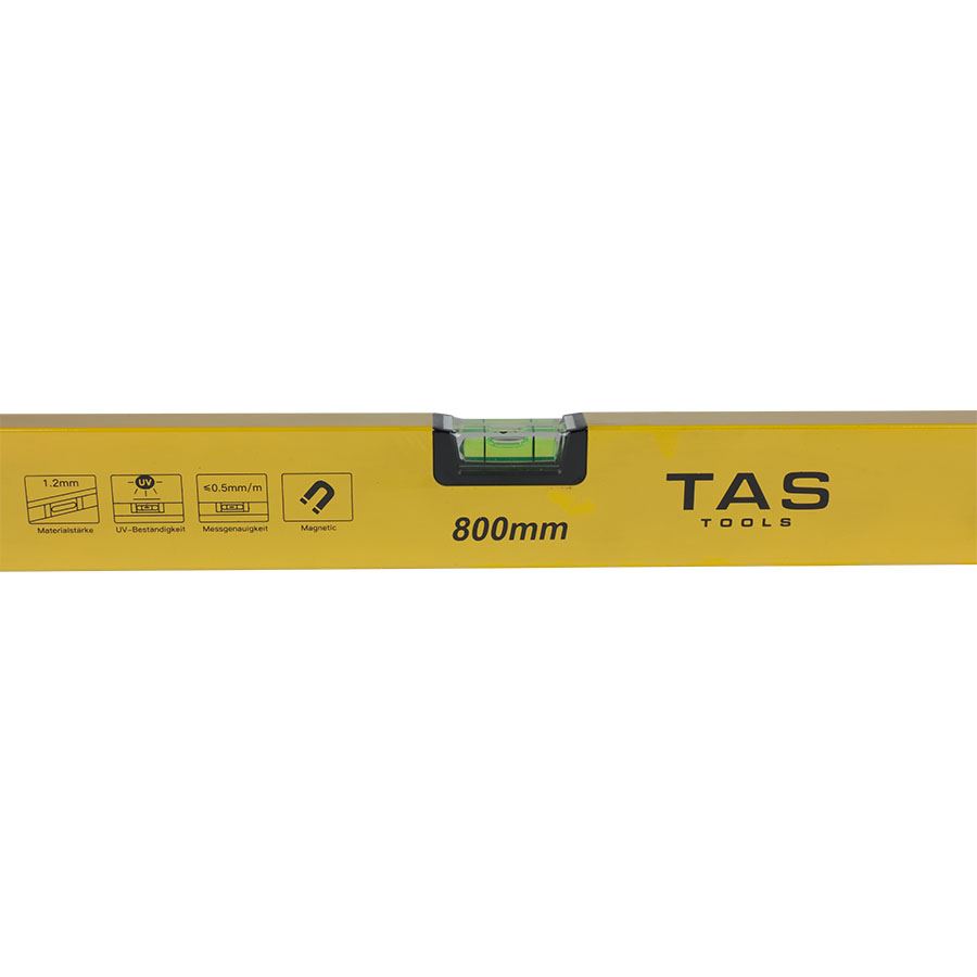 TAS Alu-Wasserwaage 800mm magnetisch
