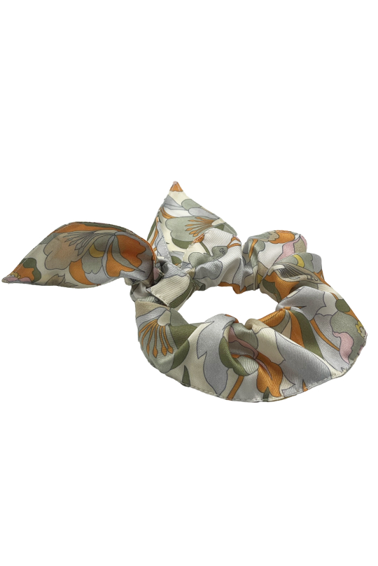 CHOUCHOU EN JERSEY DE SOIE IMPRIME FLEURS
