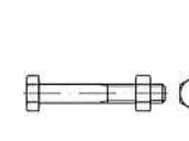 TOOLCRAFT 109947 Sekskantsskrue M8 65 mm Udvendig sekskant DIN 601 Stål Galvaniseret 200 stk
